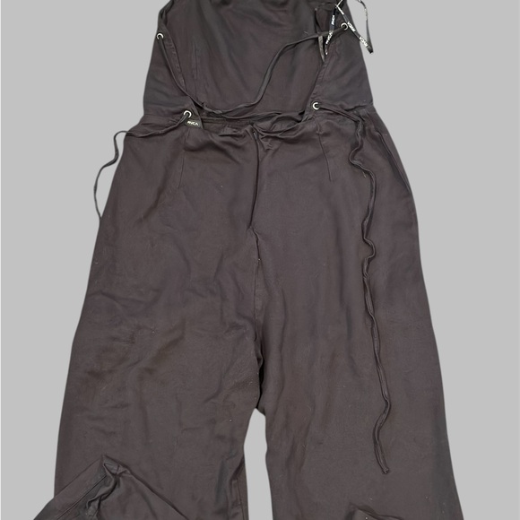 RVCA Black Minimalist Jumpsuit with Open Back - Picture 3 of 5